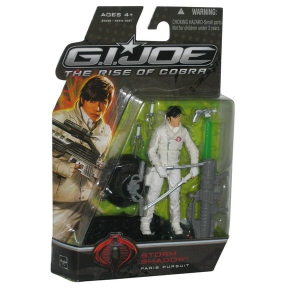 GI Joe Movie Rise of Cobra (2008) Storm Shadow Paris Pursuit 3.75 Inch Figure