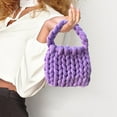 thumbnail image 6 of Women Crochet Bag Handbag Satchel Female Shoulder Bag for Work Travel Summer, 6 of 8