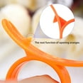 thumbnail image 3 of Creative Orange Peeler Tool Large Finger Loop Citrus Opener PP Material Easy Peel Design 10 Pack for Kitchen Daily Use, 3 of 9