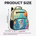 thumbnail image 7 of Aplkyhs Colorful Ocean Dolphin Backpack for Students Age 6-18 Cool School Bookbag Water Resistant Durable Lightweight Backpack for School Travel, 7 of 7