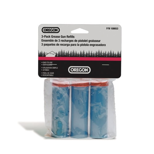 Oregon 108653 Part Grease Refill Cartridge 3 Pk