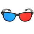 thumbnail image 1 of ICED Glasses Simple Style Red Blue Glasses Stereos 3D Viewing Glasses 2 piece, 1 of 5