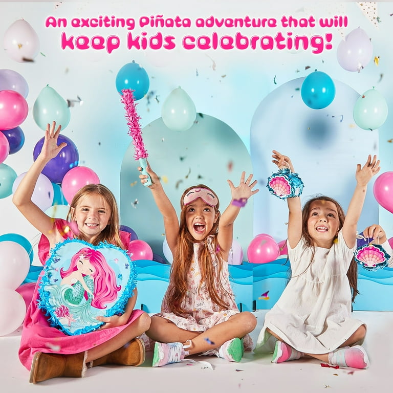 JITTERYGIT Mermaid Pinata Treasure Hunt Under The Sea Game Set