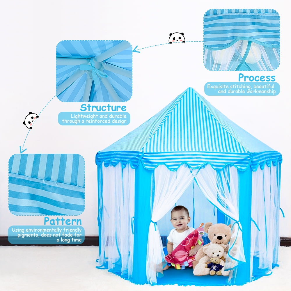 Princess Castle Play Tent for Girls, Indoor/Outdoor (LED Star Lights) Princess Castle Play Tent for Girls, Indoor/Outdoor (LED Star Lights)