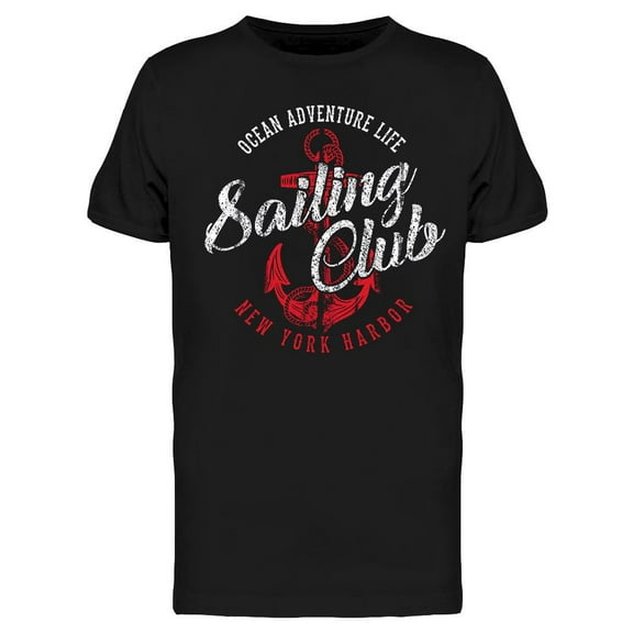 Sailing Club Anchor. T-Shirt Men -Image by Shutterstock, Male 3X-Large