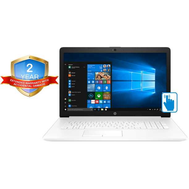 HP 17z 17.3 TouchScreen Laptop in White (AMD Ryzen 3 2200U, 8GB 
