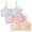 Bright, variant on INNERSY Cotton Padded Training Bras for Girls, Adjustable Straps Teen Bras 3 Pack(XL,Bright)