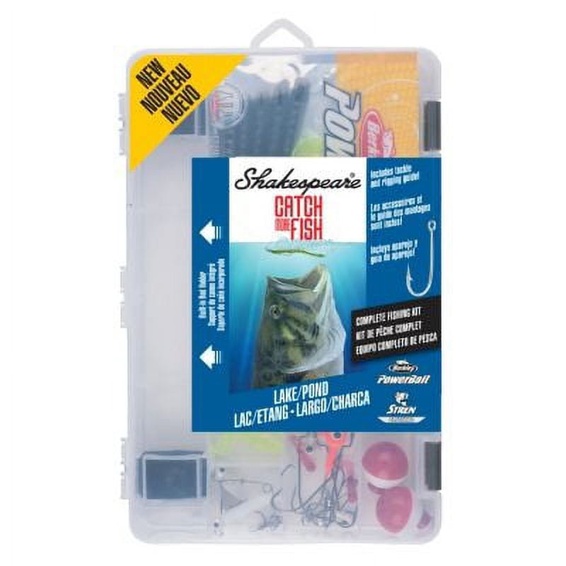 Shakespeare Catch More Fish Lake and Pond Spincast Fishing Combo