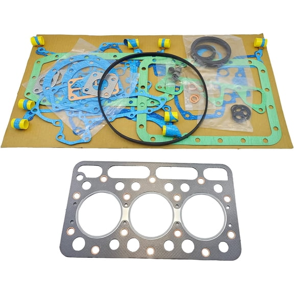 D1102 Full Head Gasket Set Kit Compatible with Kubota D1102 ENGINE L2050 L2050DT L235 L235DT L2350 L235F L1802 Tractor