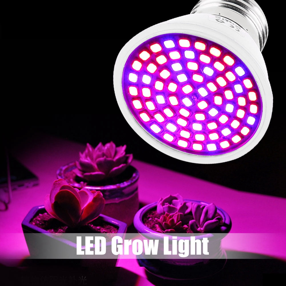 36 72 LED Plant Grow Light E27 Lamp for Flower Seed Greenhouse Hydro indoor room 
