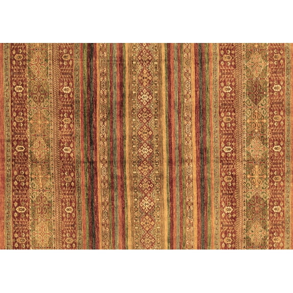 Ahgly Company Indoor Rectangle Southwestern Brown Country Area Rugs, 2' x 4'