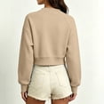 thumbnail image 5 of jjayotai Womens Zip up Sweatshirts Jackets Long Sleeve Casual Loose Outwear with Pockets, 5 of 6