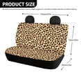 thumbnail image 4 of Uourmeti Leopard Print Pattern Rear Bench Seat Cover for Dogs, 2pcs Car Seat Covers Protective Against Dirt & Pet Fur Non-Slip Rear Seat Covers, 4 of 7