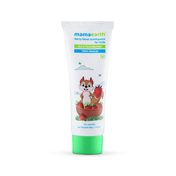 Mamaearth 100 Natural Berry Blast Kids Toothpaste 50 gm