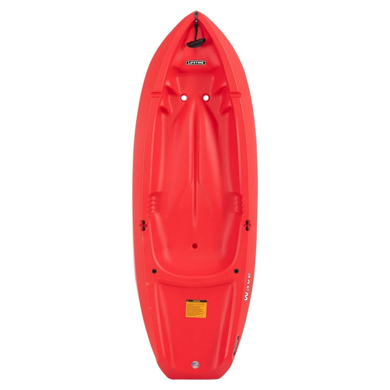 Lifetime Wave 6 ft Youth Kayak, Fire Red (91401) - Walmart.com