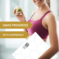 thumbnail image 5 of INEVIFIT Bathroom Scale, Highly Accurate Digital Body Weight Scale Up to 400lbs - White, 5 of 7