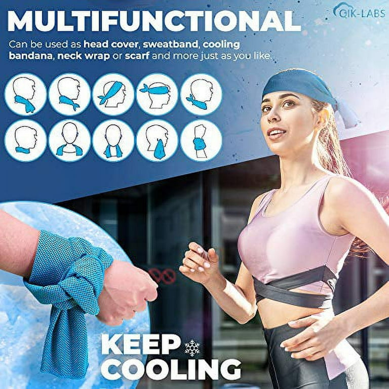 Best Cooling Neck Wraps and Ice Towels for Workouts, Hiking, Running