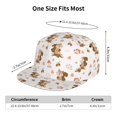 thumbnail image 5 of Goofa Fall Squirrel Printed Men's Baseball Cap,Straight Brim Hat,Golf Dad Hat,Versatile Style,Sun Protection Cap,Travel Hat, 5 of 9