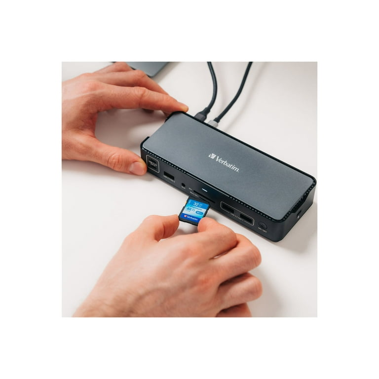 バーベイタム(Verbatim) ドッキングステーション 15 in 1 Amazon.com: Verbatim USB-C ™Pro Docking Station 15-in-1 - SSD