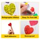 thumbnail image 4 of Pegatinas Nelisylux Heart, 500 unidades, 2,5 cm, autoadhesivas, purpurina, 4 of 7