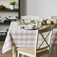 thumbnail image 3 of DII Dusty Lilac Buffalo Check Tablecloth, 3 of 3