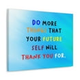 thumbnail image 2 of Inspirational Wall Art  Future Self Will Thank You Motivation Wall Decor for Home Office Gym Inspiring Success Quote Print Ready to Hang Unframed, 2 of 17