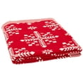 thumbnail image 3 of SAFAVIEH Frost Throw Red, 3 of 6
