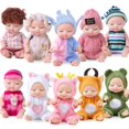 thumbnail image 1 of Haawooky 10 Piezas Mini Muñecas Bebé Regalos Lindos Y Pequeños De Muñecas Bebé para Niños Realistas Muñecas Pequeñas Realistas para Niñas Niños Y Niños Gran Regalo De Cumpleaños De Pascua, 1 of 5