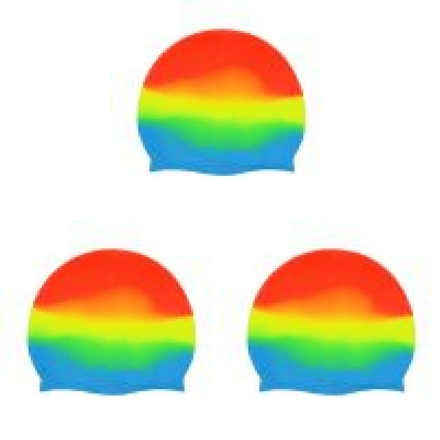 Silicona Natación Gorros Unisex Elástico Deporte Verano Piscina Buceo Sombrero Naranja