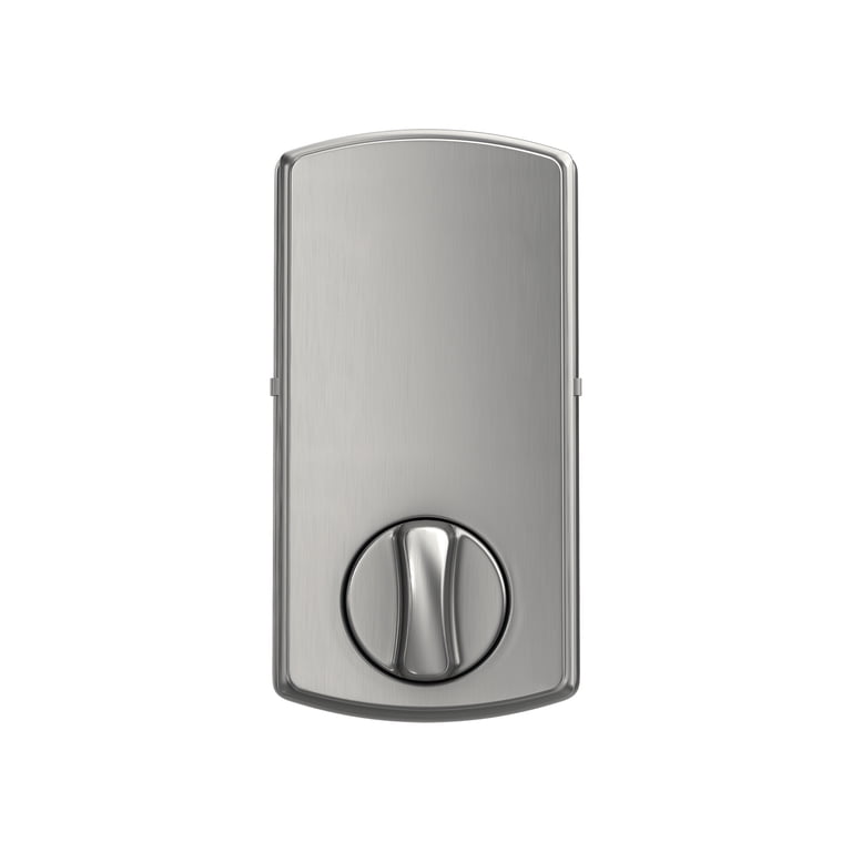 E-910-R-SN Electronic Deadbolt – Keypad Entry With Key Override, Satin Nickel Finish