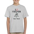 thumbnail image 1 of I Heart Pokemon This Much Kid's T-Shirt, 1 of 3