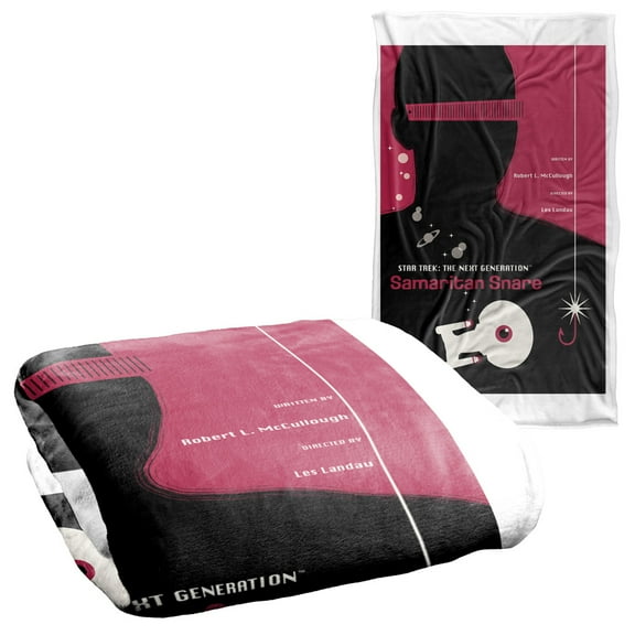 Star Trek The Next Generation Season 2 Episode 17 Silky Touch Super Soft Throw Blanket 36" x 58"