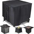 thumbnail image 1 of Fire Pit Cover, 28 inch Firepit Covers Square Gas Fireplace Fire Pit Table Cover for Propane Fire Pit - 28 X 28 X 25 inch, 1 of 5