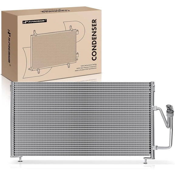A-Premium Air Conditioning A/C Condenser Compatible with Mitsubishi Galant 1999-2003 2.4L 3.0L, Replace# 4965, 94491