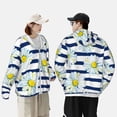 thumbnail image 4 of Lsque Daisy Striped Nautical UPF 50+ Lightweight Sun Protection Men's Women's Long Sleeve Shirt, Hoodie Performance -XX-Large, 4 of 9