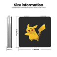 thumbnail image 3 of Pofeuu Pokemon for Portable Pocket Makeup Mirror PU Cover Compact Travel Mirror with Normal and Magnifying Double Sided Glass-Round Shape-Square, 3 of 9