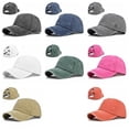 thumbnail image 2 of COCOpeaunt Women Ponytail Baseball Cap Snapback Adjustable Ponytail Gorras Casquette Summer Sunhat Mesh Trucker Hat Casquette Femme Hat, 2 of 5