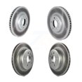 thumbnail image 1 of Genius Front Rear Coated Disc Brake Rotors and Hub Assembly Kit for Car BMW 535i 528i KG-101723, 1 of 9