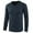 Dark Blue, variant on Dagugfen Gym Tops for Men Long Sleeve V Neck Slim Comfy Training Cycling Workout Shirts Solid Color
