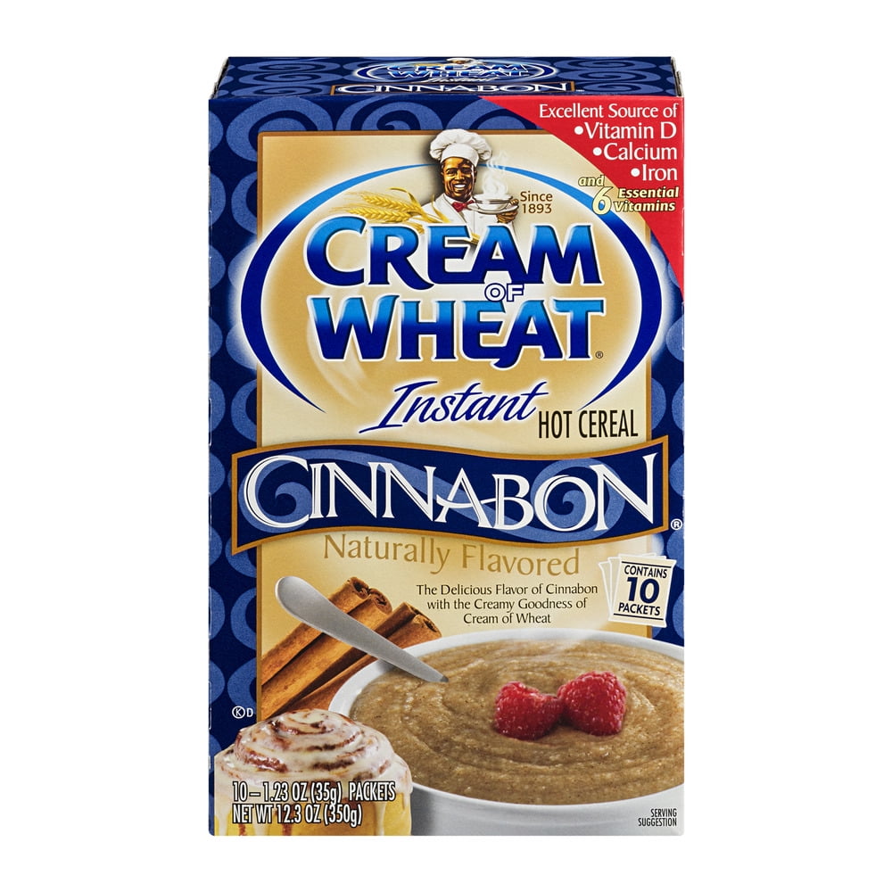 Cream of Wheat Instant Hot Cereal, Cinnabon,1.23 Oz, 10 Ct Walmart