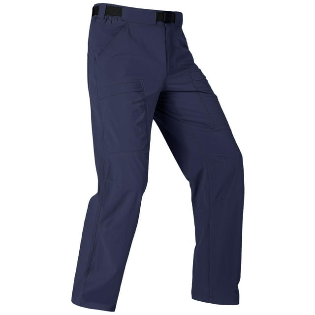Pantalones de Senderismo Impermeables y de Secado Rápido FREE SOLDIER en Azul Marino