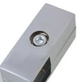 thumbnail image 4 of BQLZR 4 Pcs Silver Aluminium Alloy 2 Way Connector for 0.98inch Square Pipe, 4 of 5