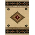 thumbnail image 2 of Oriental Weavers Hudson Area Rug - 087I1 - 7'8" x 10'10" - in Beige/ Green - Southwestern Lodge Style, Stain Resistant, Family and Pet Friendly , Dining, Living Room Rug, 2 of 5