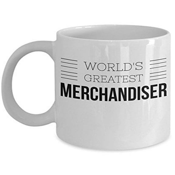 Merchandiser 11 oz Coffee Mug - World's Greatest White Ceramic Gift