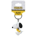 thumbnail image 3 of Yupbizauto Peanuts Snoopy & Woodstock 3D Keychain with Little Tree Air Freshener – Officially Licensed Car Key Ring Bundle Gift Set for Bags, Keys & Backpacks, 3 of 9