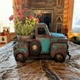 thumbnail image 4 of LAMIRO Home Decoration Spring Summer Large Rustic Farmhouse-Truck,Vintage Rust Truck Decor with Flowers Farmhouse-Table Decor, 4 of 7