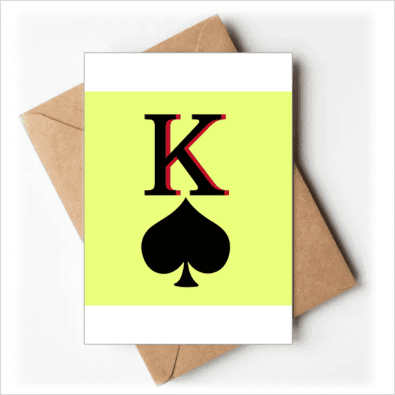 Peace King Spade K Poker Greeting Cards You are Invited Invitations