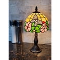 thumbnail image 6 of 15" Tiffany Style Floral Butterfly Table Lamp, 6 of 7