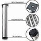 thumbnail image 3 of Adjustable Legs 350mm Height Thicken Cabinet Legs Table Legs Furniture Legs, Brushed Stainless Steel, Adjustable Height 0-15mm, 3 of 5