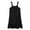 Black, variant on HomeGardon,Nightgowns for Women Women's Sleepwear,Camisole Nightgown Cotton Teenage Women's Sleepwear Mid Length with Chest Cushion Dress Summer Home Wear,M-XXL